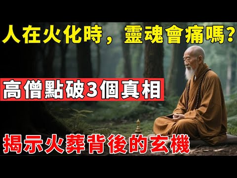 人在火化時，靈魂會痛嗎？高僧點破3個真相，揭示火葬背後的玄機#佛光心境#佛陀#佛學#佛教#禪修#佛法智慧#佛教故事#佛教文化