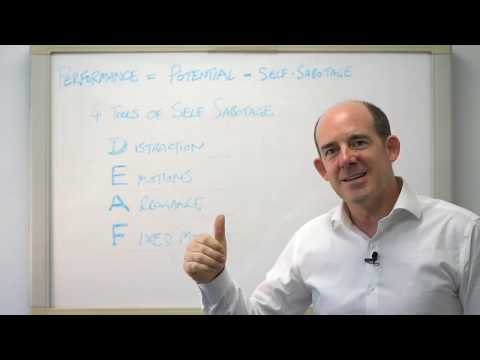 4 Ways to Stop Self-Sabotaging Your Success | Conor Neill