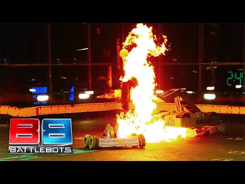 Most Brutal Knockouts In Under 60 Seconds! | BATTLEBOTS