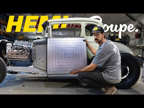 Shaping Hot Rod Door Skins from Scratch | Power Hammer Low Crown Technique!