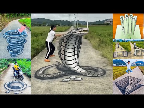 The Best 3D Drawing Art , Illusion 3D Street Art