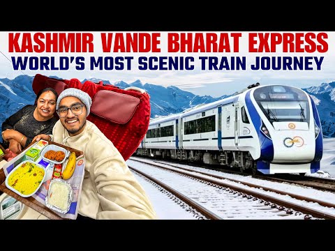 Most Scenic Kashmir Vande Bharat Express Journey | Katra to Srinagar Vande Bharat | Delhi to Kashmir