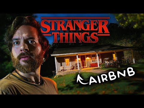 OVERNIGHT in the STRANGER THINGS House (The Byers House)
