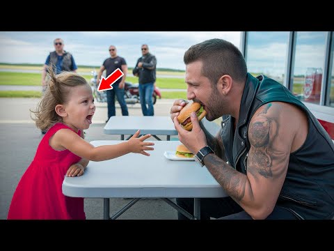Little Girl Shouts "Don't Eat That!" — The Hell's Angel Freezes When He Finds Out Why