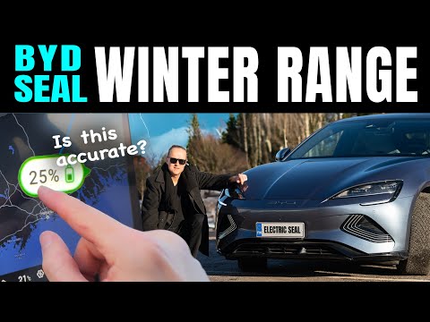 BYD Seal Winter Range & SOC Estimate Accuracy Test (Highway Drive, Cold Temp)