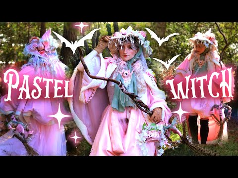 I made a PASTEL witch costume 🌺🦇