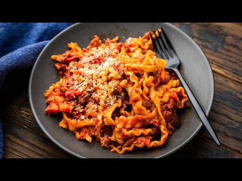 How I Make Amazing Sausage Ragu - Easy and Fast!