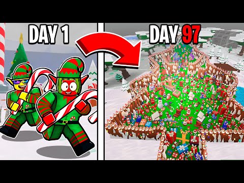 CHRISTMAS BASE in 99 Nights in the Forest🔦