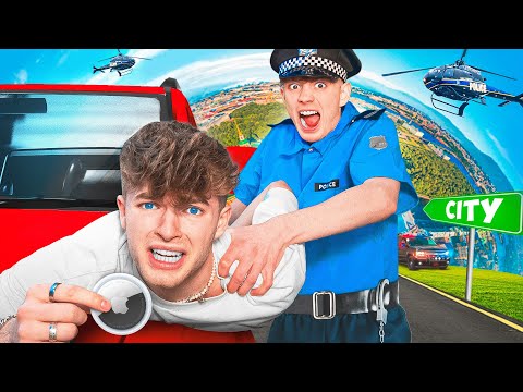 AIRTAG FANGEN in der STADT (mit Lewin)