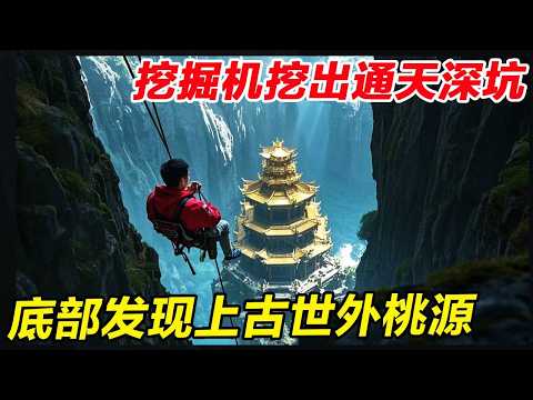 A young man went into a black hole accidentally dug out by an excavator. It was so terrible inside.