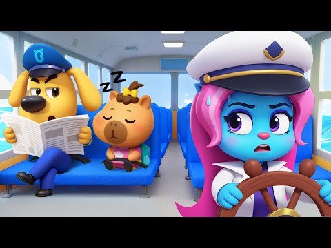 School Boat | 🌊 WaterCity Mystery | Police Cartoon | Sheriff Labrador  | Kids Cartoon | BabyBus