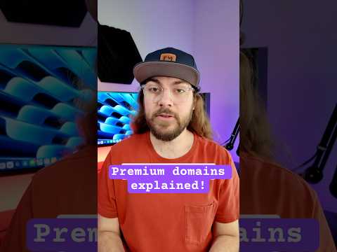 What are premium domains? #DomainNames