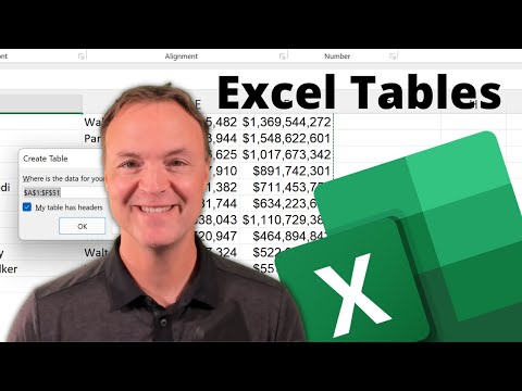 7 Reasons Why you Should use Excel Tables