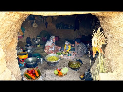 Iran's Traditional Nomadic Life That you most see! Delicious Mung beans Pilaf | IRAN