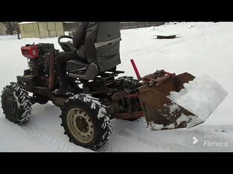 Самодельный мини трактор ВЫХОДНЫЕ!!!