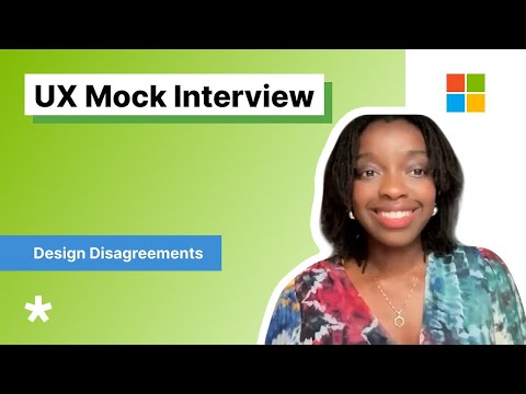 UX Mock Interview - Handling Design Disagreements with a Senior Microsoft Designer