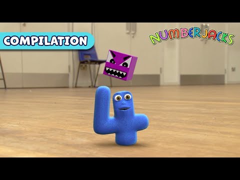 The Problem With Squares | Numberjacks 2D Shapes | Full Episode Collection