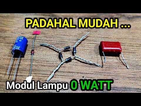 Many Don't Understand ‼️ making a 0 WATT LED Lamp module circuit