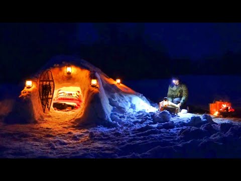 DIY Copper Coil Heater- Snow Hut Camping