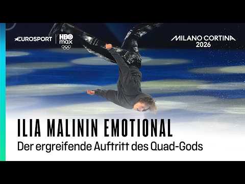 Ergreifender Auftritt - Ilia Malinin performt beim Schaulaufen I Olympia 2026 I Eiskunstlauf