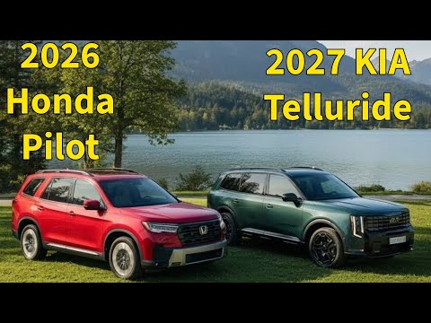 New 2026 Honda Pilot vs 2027 Kia Telluride Hybrid - Full SUV Comparison