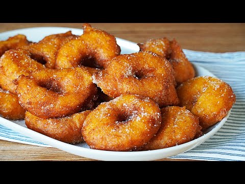 BUÑUELOS DE CALABAZA VALENCIANOS ¡CRUJIENTES POR FUERA Y SUAVES POR DENTRO! LA MEJOR RECETA