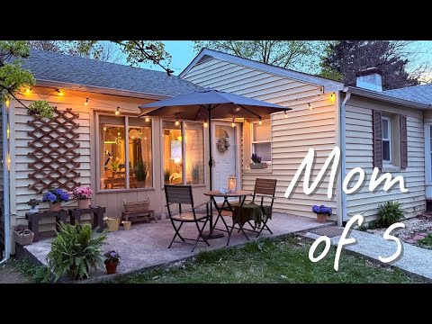 Slow spring day in the countryside | breakfast for 5 children 🍳🌮| spring decoration 🪴| Shopping 🛍️