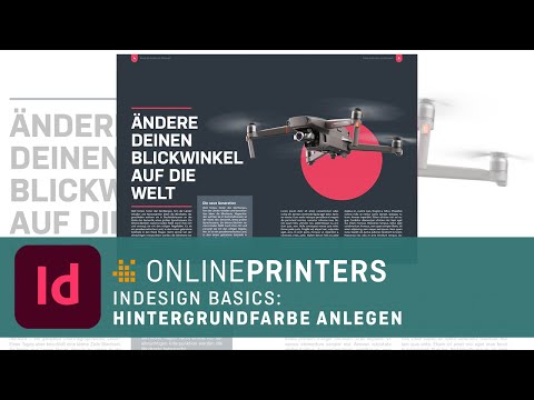 InDesign: Hintergrundfarbe anlegen - Basics Tutorial