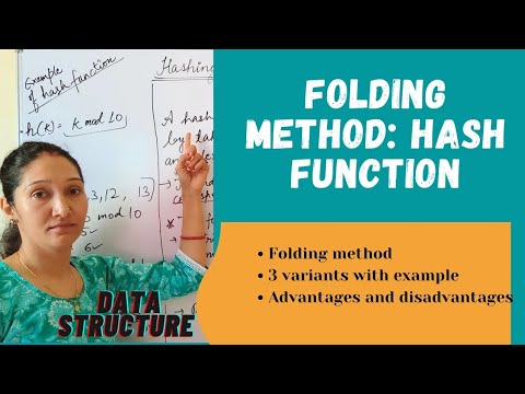 Folding Method Of Hash Function | Data Structure 