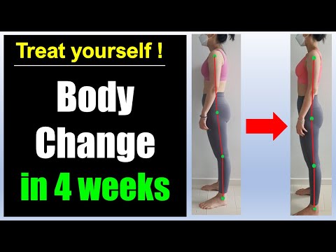 Simple postural correction exercise! back pain relief exercise with breathing