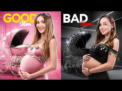 Nice Mom vs Mean Mom! Good vs Bad Girl as Future Moms