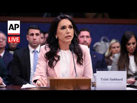 LIVE: Tulsi Gabbard and Kash Patel hearing on Iran war and worldwide threats