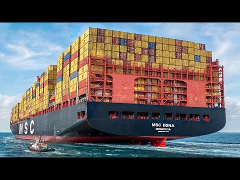 Inside the World’s Largest Container Ship Ever Built