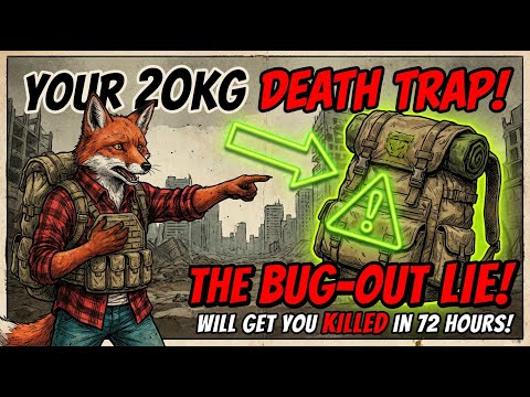 Your Bug-Out Bag is a Death Trap — The 20kg Mistake 99% of Preppers Make