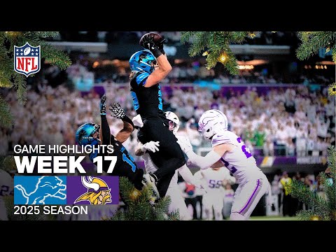 Detroit Lions vs Minnesota Vikings Christmas Day Game Highlights | 2025 NFL Season Week 17