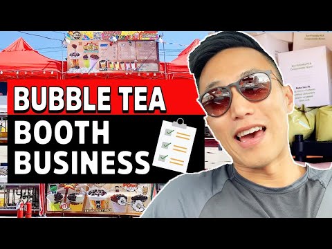 Start A Boba Tea Booth Business STEP BY STEP | Start a food business