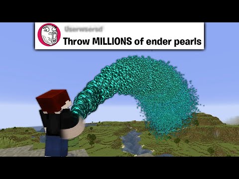 I coded your TERRIBLE ideas in Minecraft