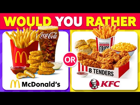Would You Rather? Snacks & Junk Food Edition 🍔🍕 | Food Quiz