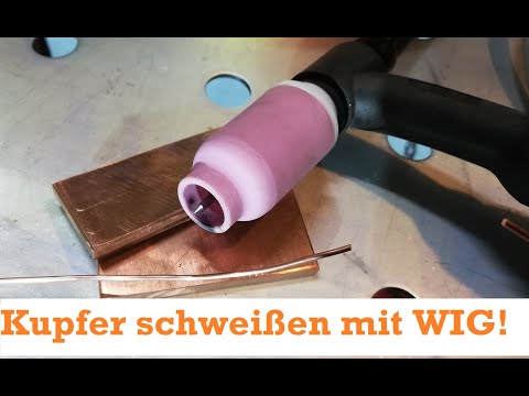 Kupfer schweißen unter Garagenbedingungen