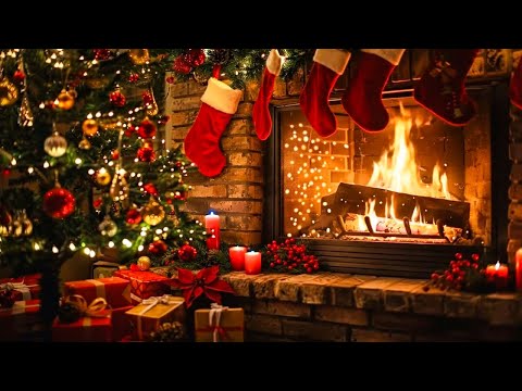 Nat King Cole, Frank Sinatra, Bings Crosby, Perry Como Oldies Christmas Playist πβ¨π₯ 5 Hour Fireplace