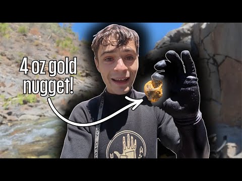 THE FIND OF A LIFETIME! The Story of How I Found a 4oz GOLD NUGGET while panning in California