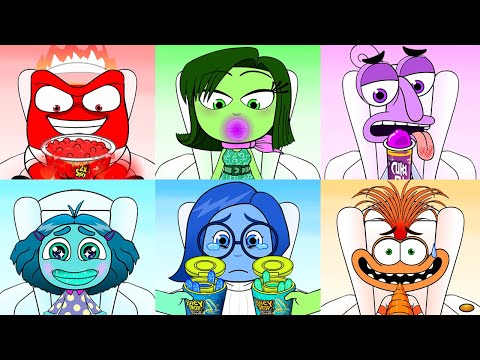 Insideout Emoji Color ASMR Mukbang Full Version | MOOMOOSTUDIO