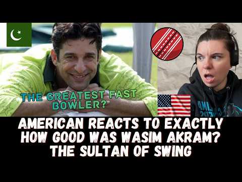 ONE OF THE GOATS! American reacts to Exactly How GOOD Was Wasim Akram? The Sultan Of Swing