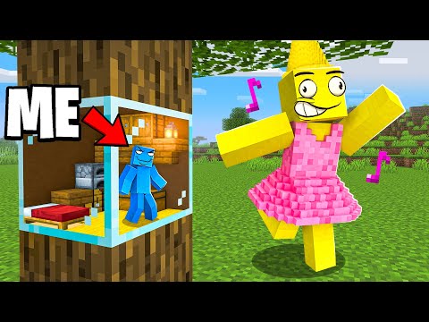 Becoming TINY To Find My Friend's SECRETS in Minecraft