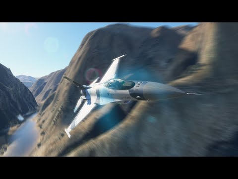F-16 Fighting Falcon - Grand Canyon: Flight Simulator 2020