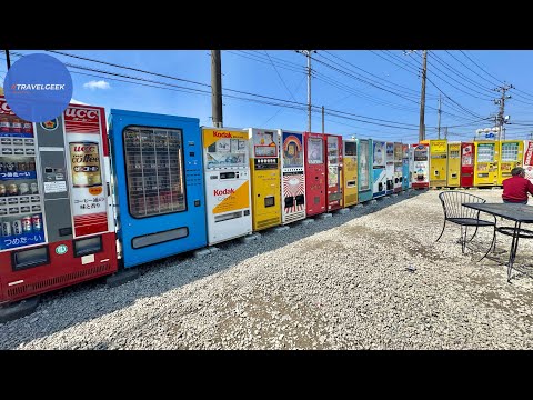 112 in Total! Japan's New Largest Retro Vending Machine Rest Area