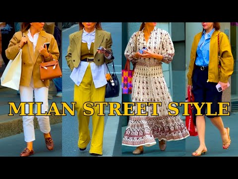 Milanese Style ✨ Most Iconic Street Style Looks | Italian Fashion Inspiration at +21°C