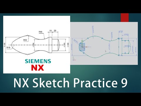 NX Sketch Practice - 09