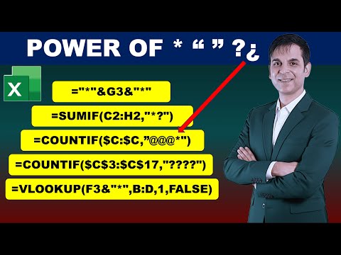 Stop Using Long and Complicated Formulas : Try " " , '*' and '?' Instead / Excel