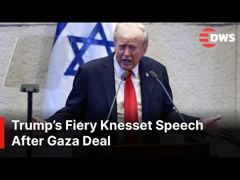 FULL REMARKS: Trump Delivers Powerful Speech in Israeli Parliament After Historic Gaza Deal | AC1E